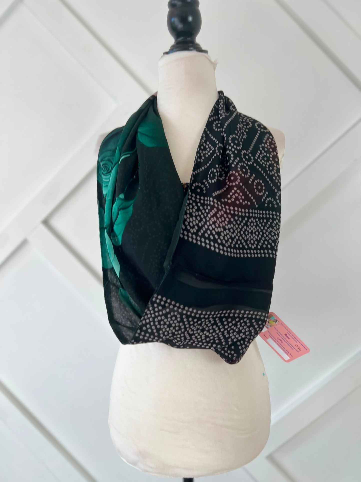 40 inch Reversible Infinity Scarf (short)-044 - Rangeelaa- Fairtrade Sustainable Women's Clothingscarf