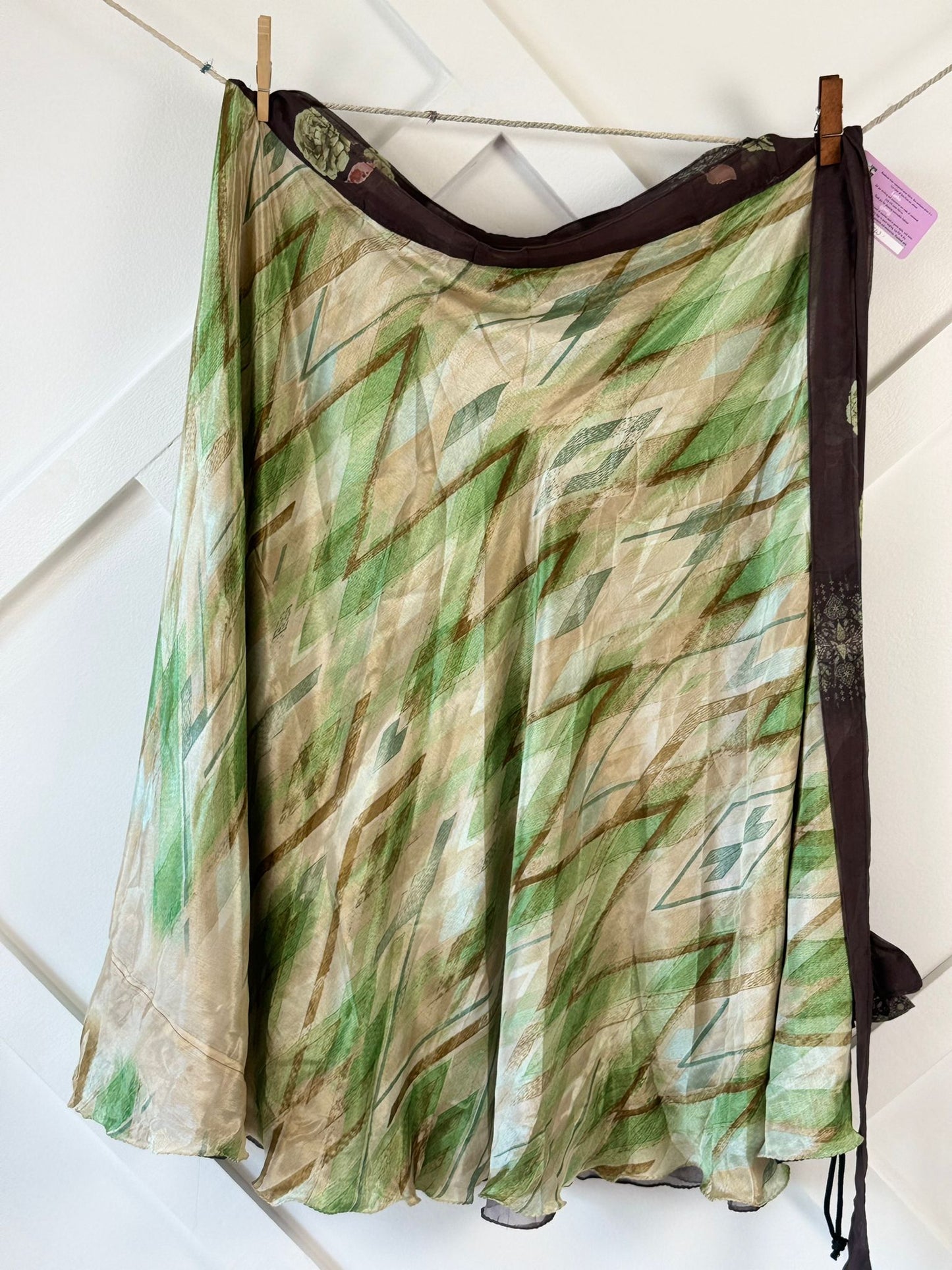 Digital print Premium Regular Ankle skirt - M007 - Rangeelaa - Fairtrade Sustainable Women's Clothingsaree wrap skirts