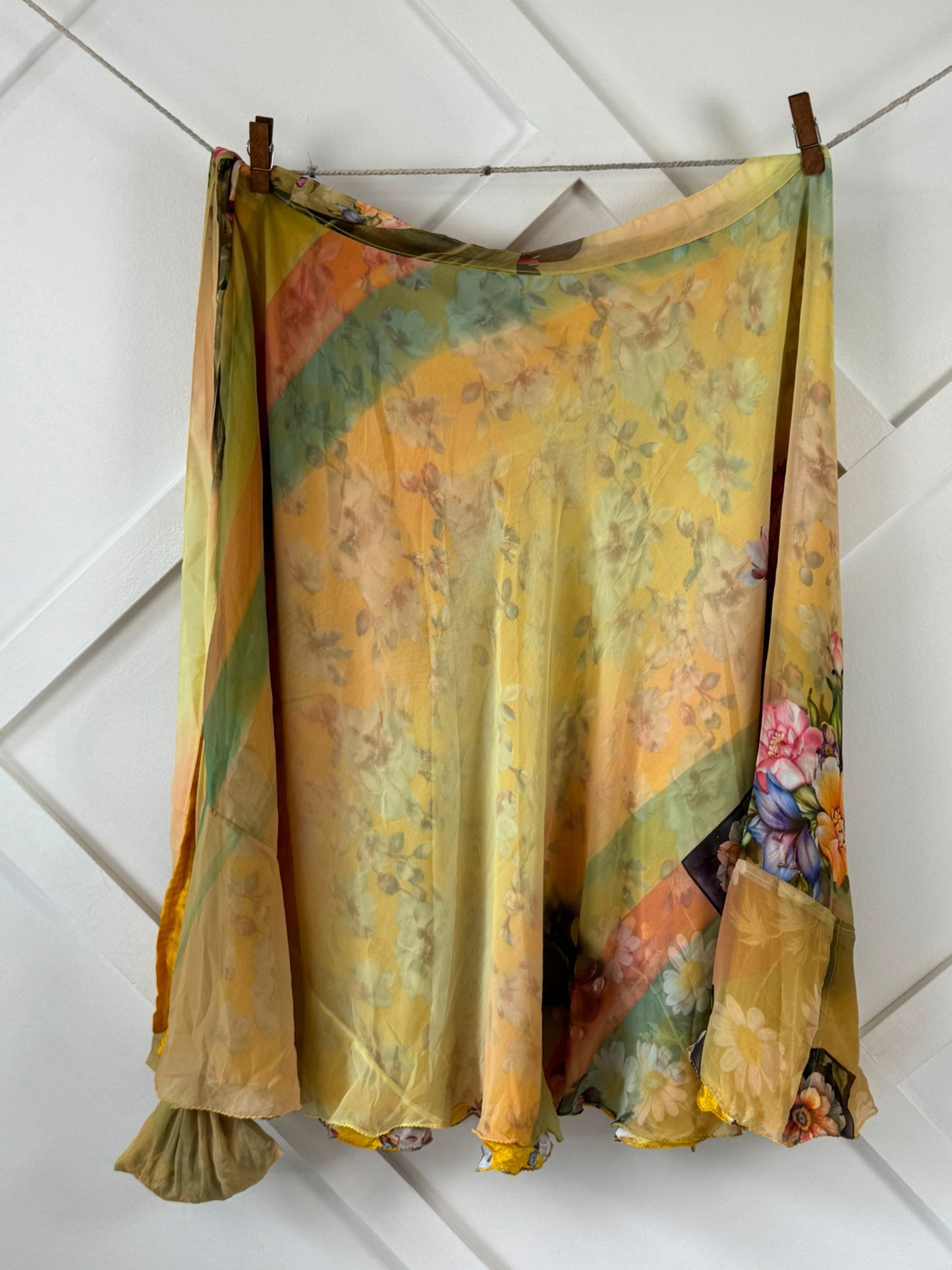 Digital print Premium Regular Ankle Skirt - M030 - Rangeelaa - Fairtrade Sustainable Women's Clothingsaree wrap skirts