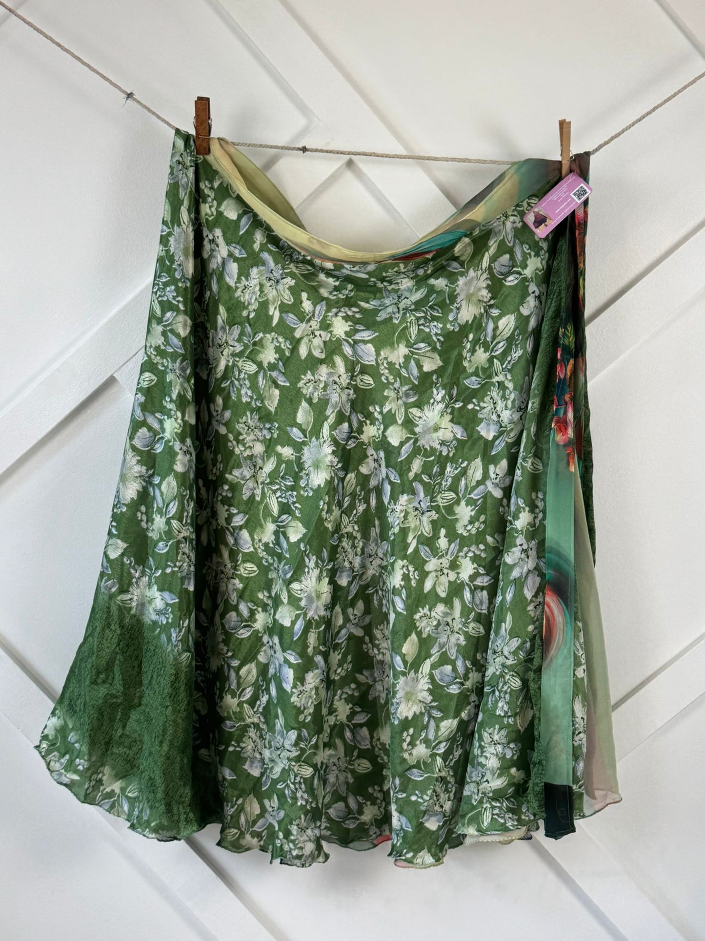 Digital print Premium Regular Ankle Skirt - M055 - Rangeelaa - Fairtrade Sustainable Women's Clothingsaree wrap skirts
