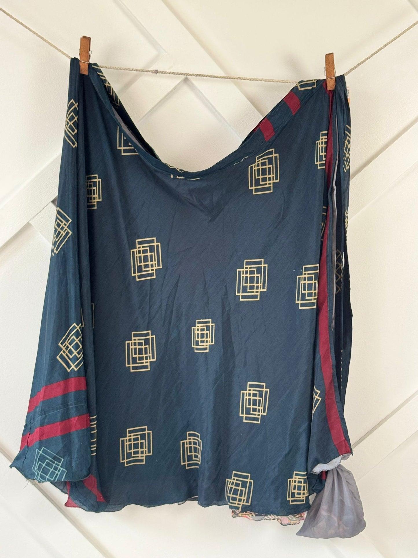 Digital print Premium XL Calf skirt - M039 - Rangeelaa - Fairtrade Sustainable Women's Clothingsaree wrap skirts