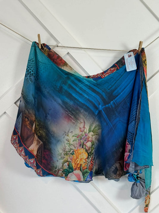Digital print Premium XL mini skirt-112 - Rangeelaa- Fairtrade Sustainable Women's Clothingskirts