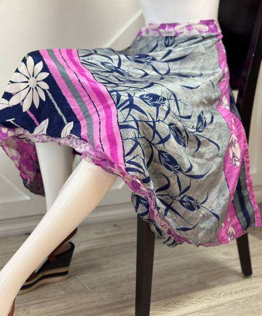 Festive Regular Tea skirt - M023 - Rangeelaa - Fairtrade Sustainable Women's Clothingsaree wrap skirts