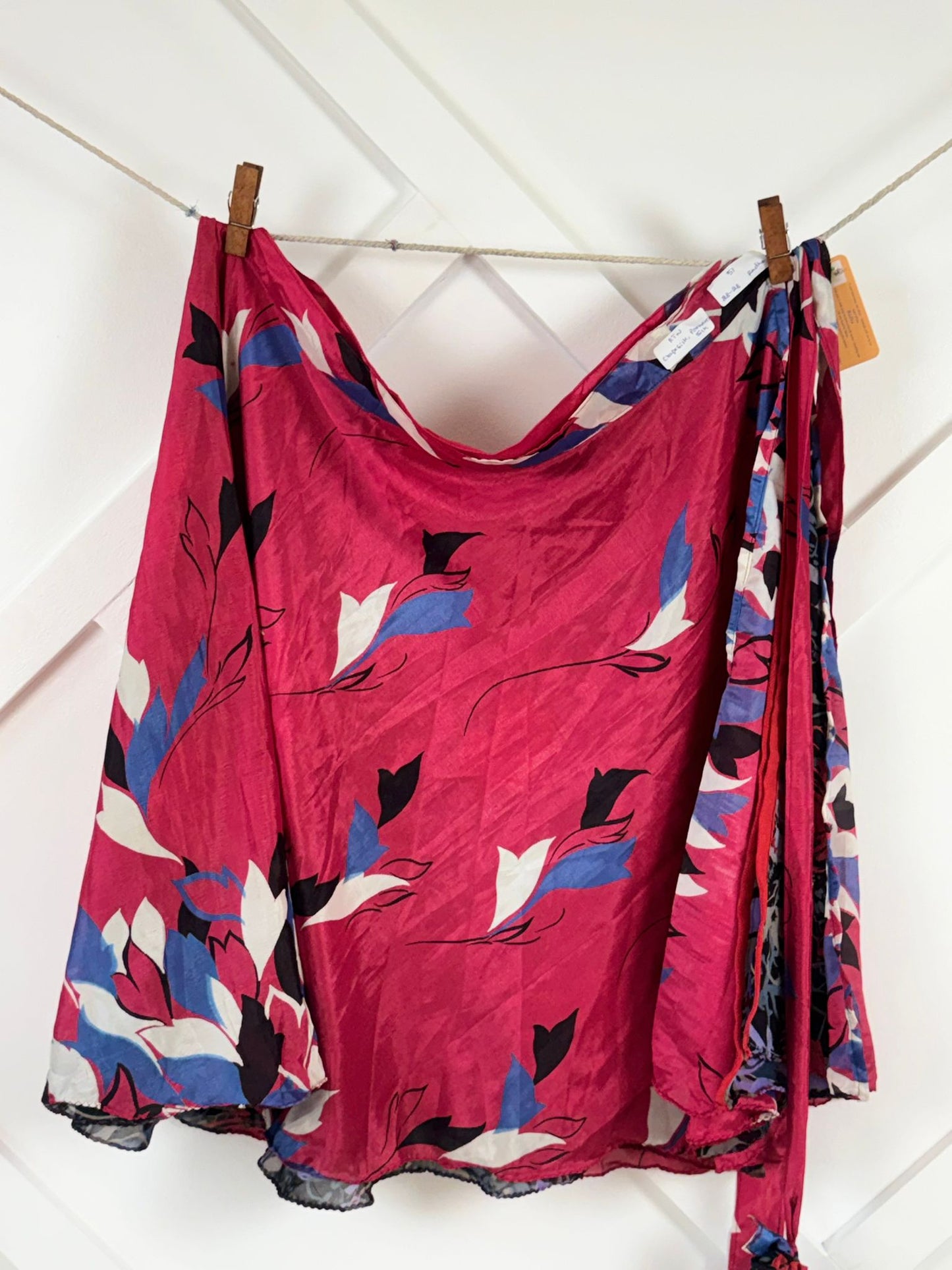 Festive Regular Tea skirt - M032 - Rangeelaa - Fairtrade Sustainable Women's Clothingsaree wrap skirts
