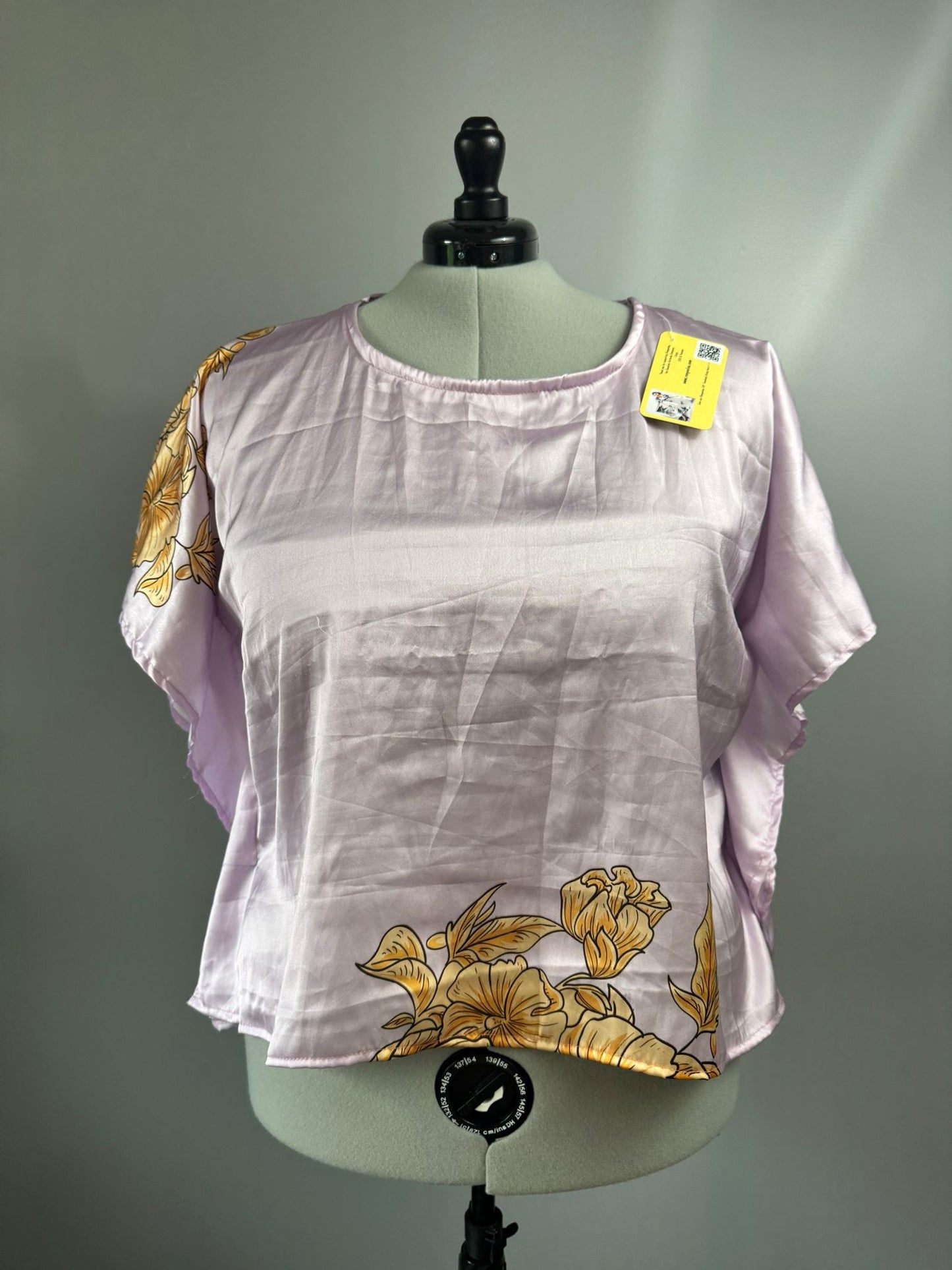 Plus Round Neck Top - 23/24/25 inches HFR03 - Rangeelaa - Fairtrade Sustainable Women's Clothing