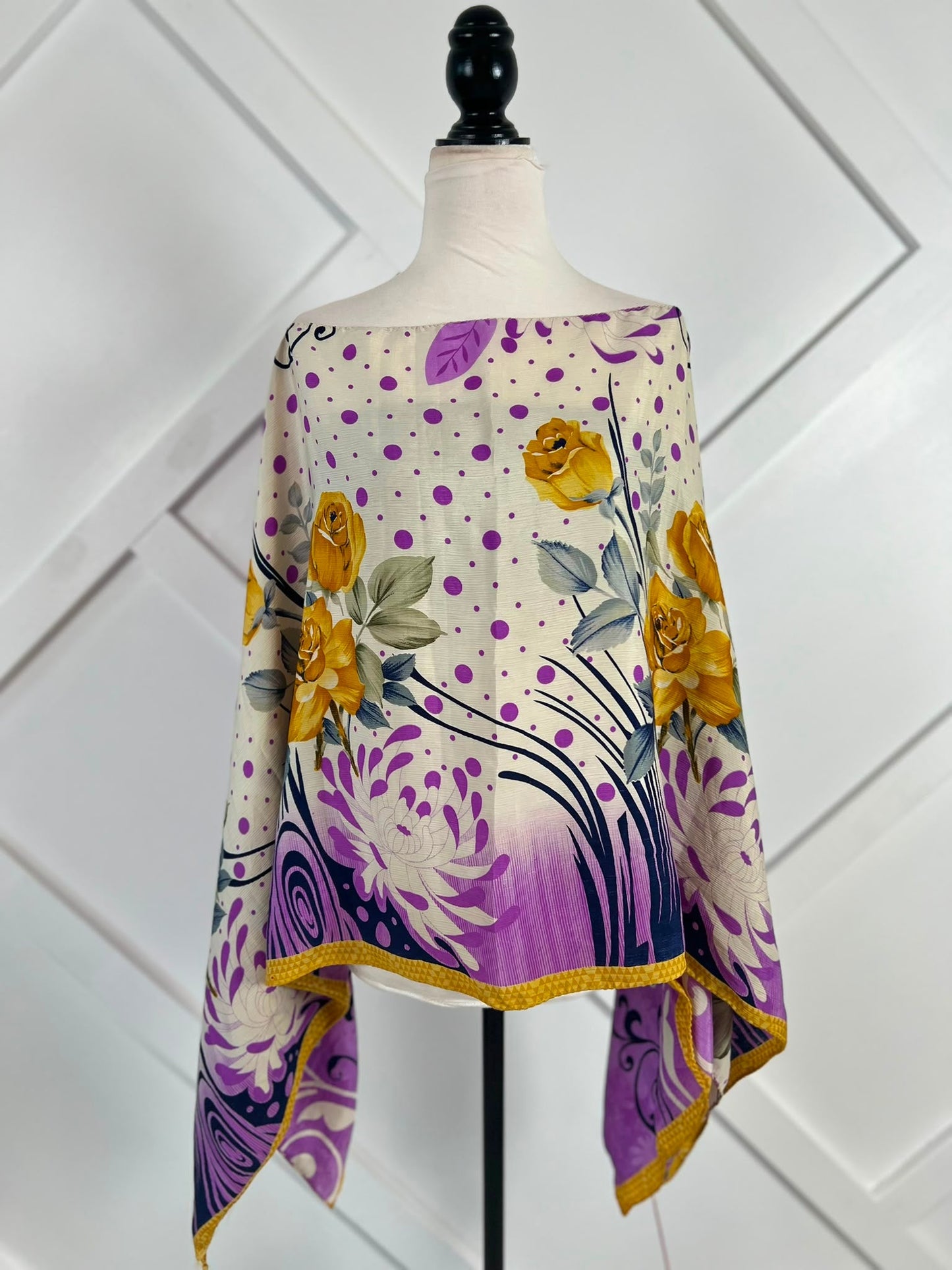 Poncho-006 - Rangeelaa- Fairtrade Sustainable Women's Clothing