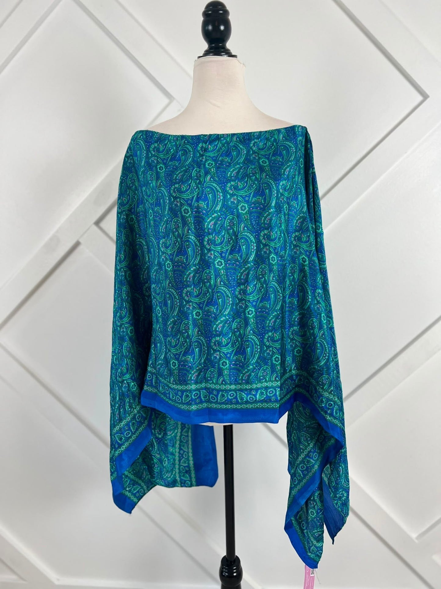 Poncho-023 - Rangeelaa- Fairtrade Sustainable Women's Clothing