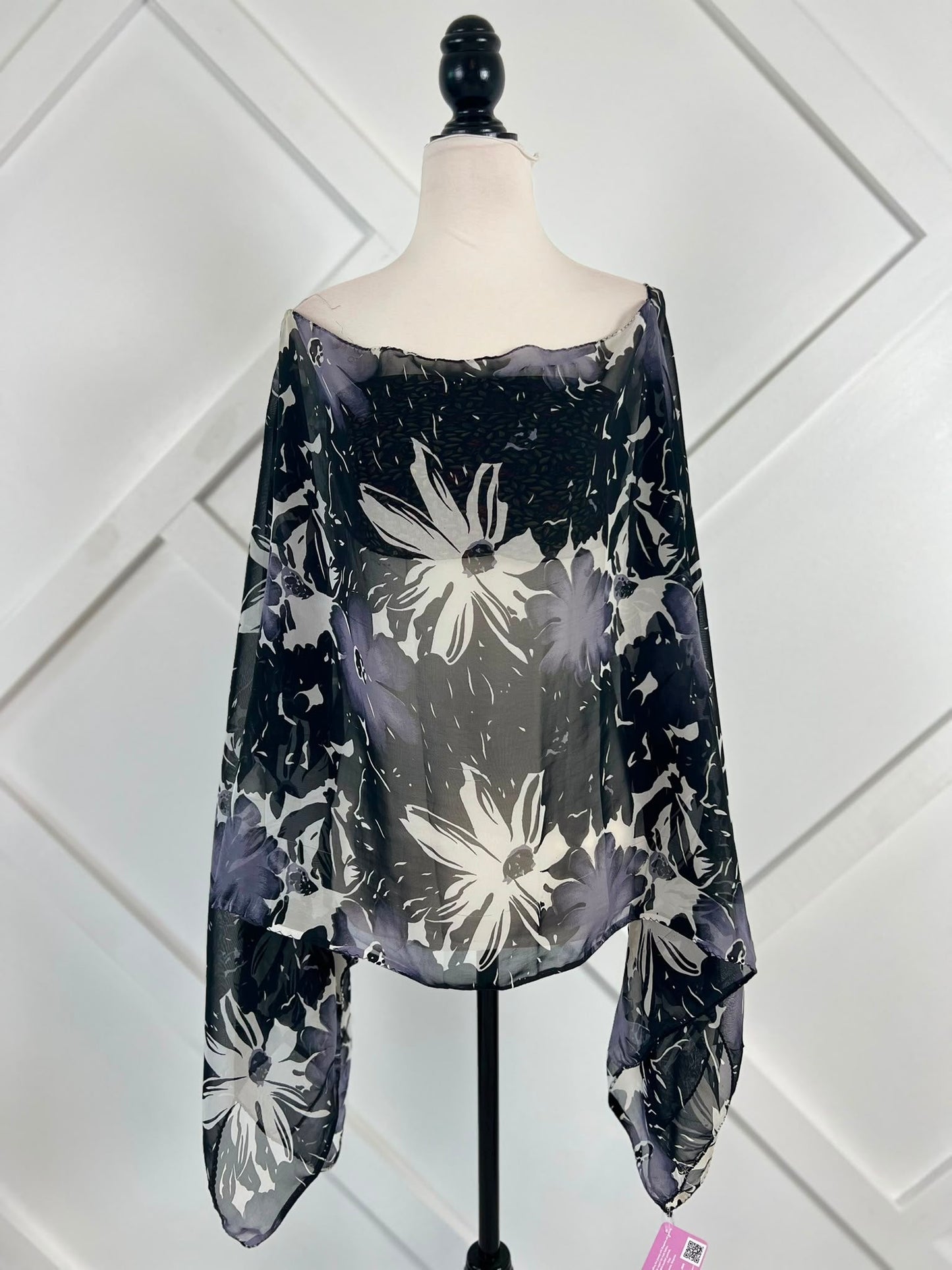 Poncho-034 - Rangeelaa- Fairtrade Sustainable Women's Clothing