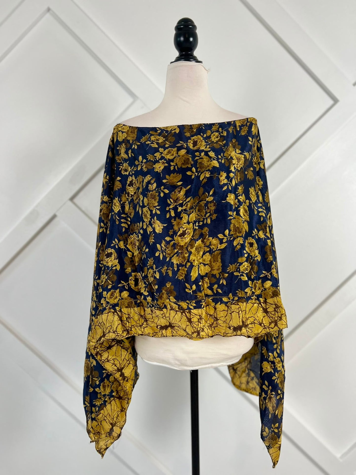 Poncho-043 - Rangeelaa- Fairtrade Sustainable Women's Clothing