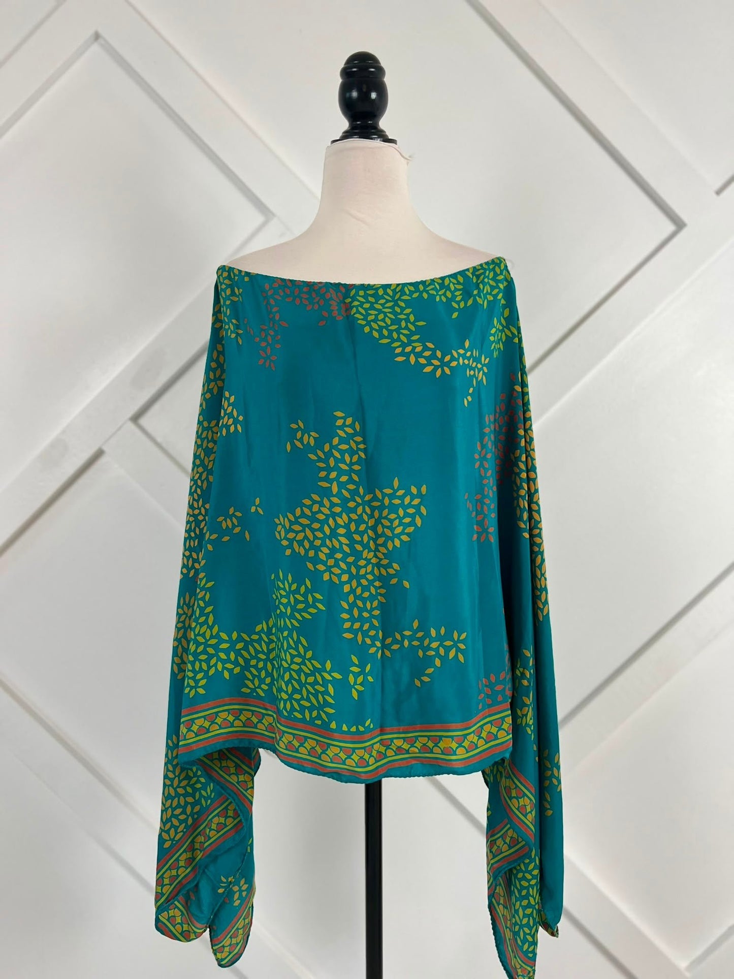 Poncho-044 - Rangeelaa- Fairtrade Sustainable Women's Clothing