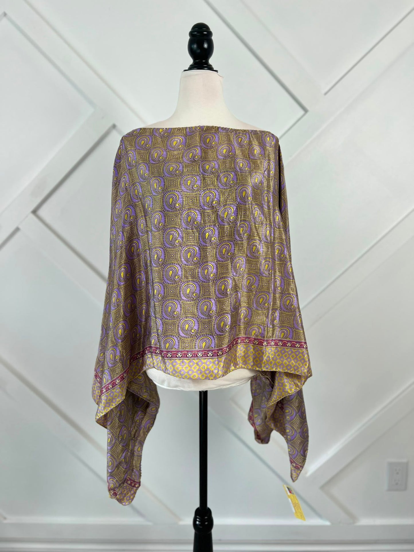 Poncho-060 - Rangeelaa- Fairtrade Sustainable Women's Clothing