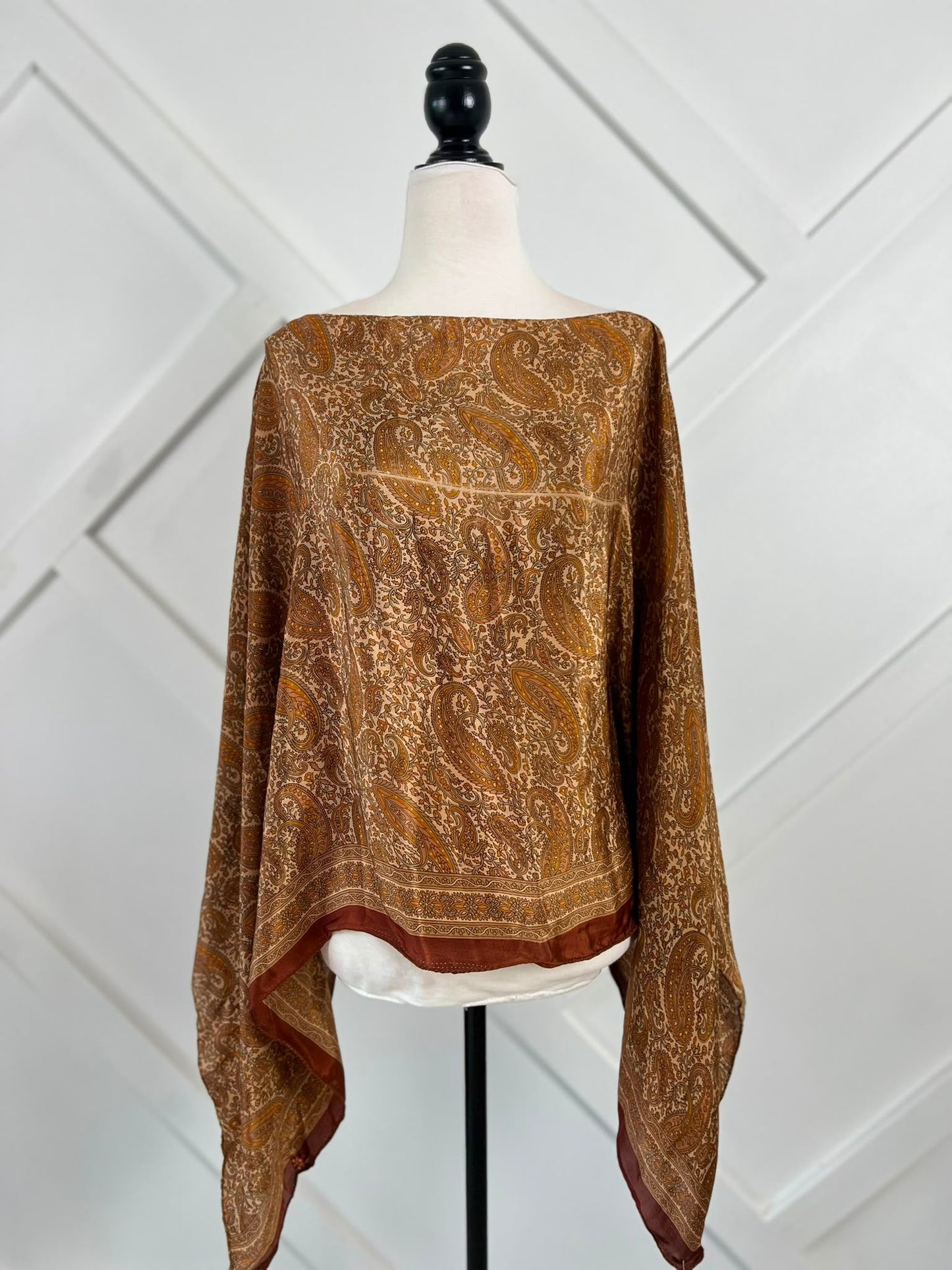 Poncho-071 - Rangeelaa- Fairtrade Sustainable Women's Clothing