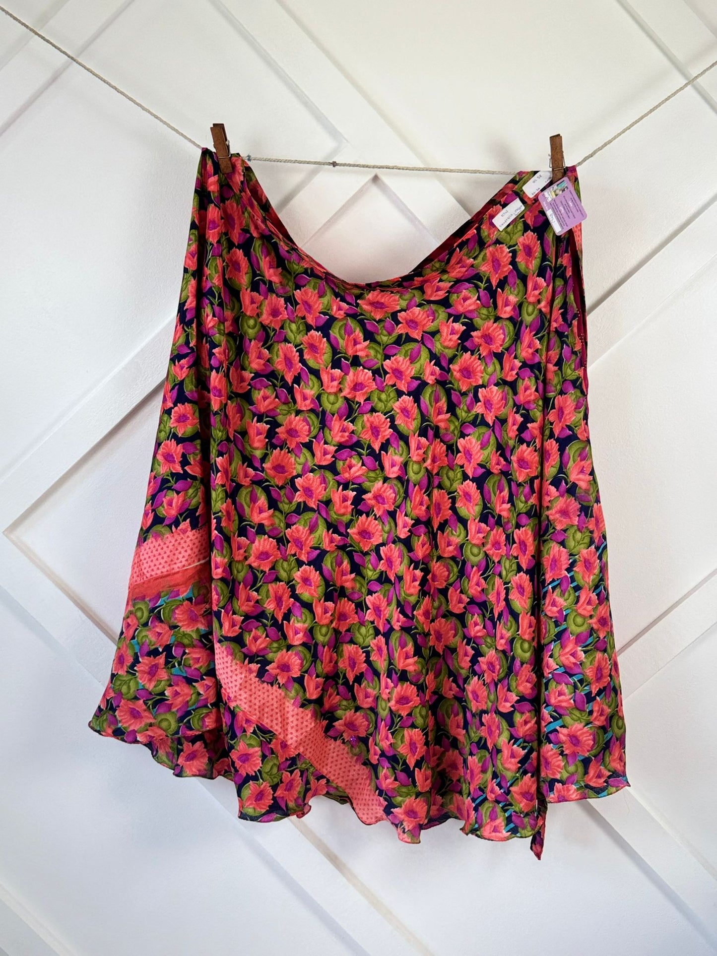 Premium XL Ankle skirt - M026 - Rangeelaa - Fairtrade Sustainable Women's Clothingsaree wrap skirts