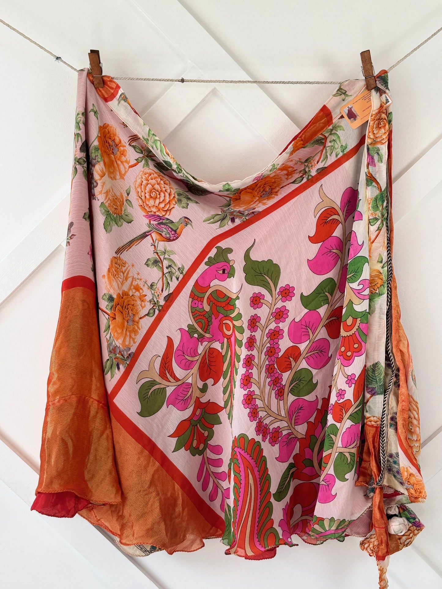 Premium XL Ankle skirt - M054 - Rangeelaa - Fairtrade Sustainable Women's Clothingsaree wrap skirts