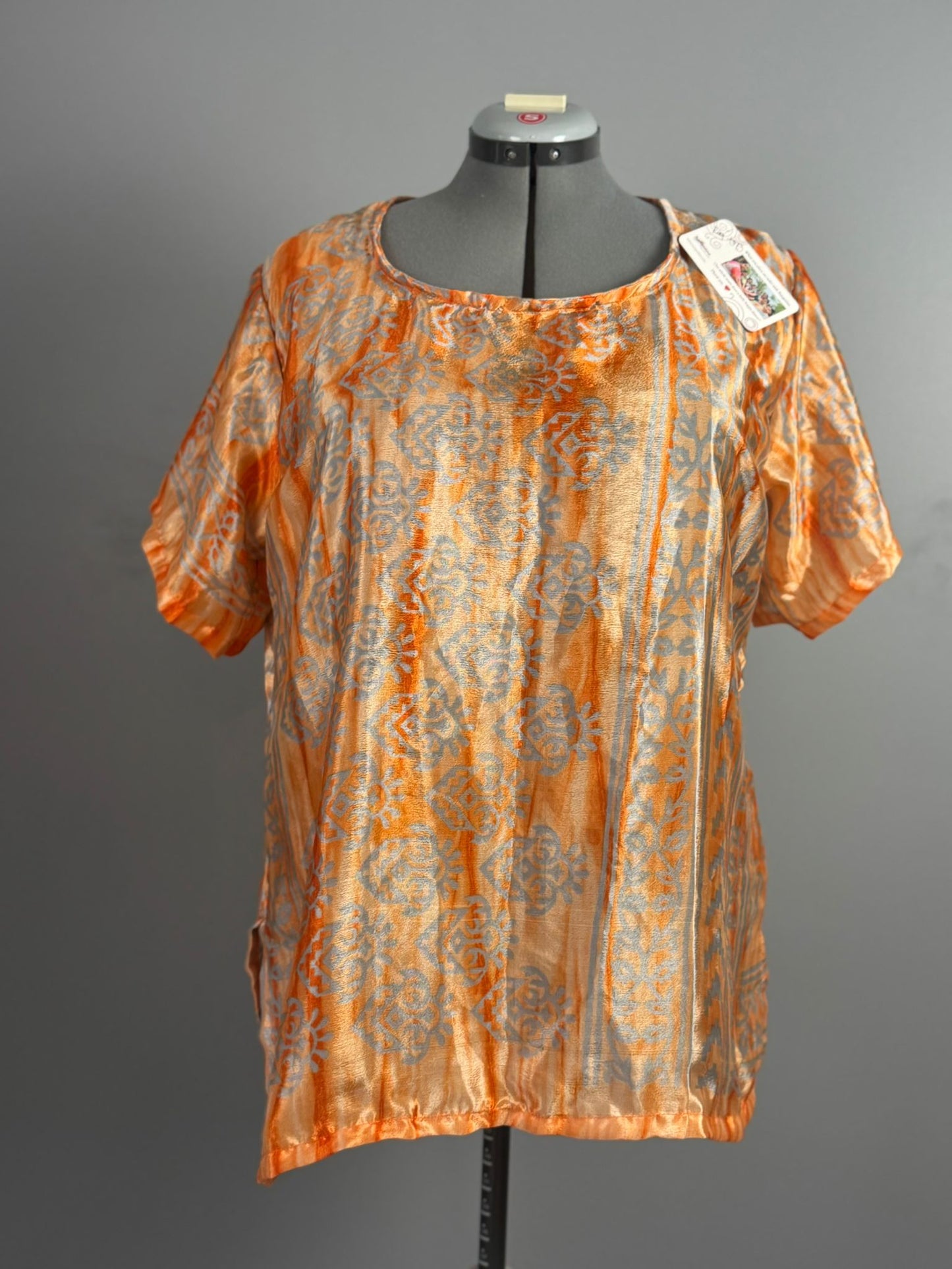 Regular Tunic Top - J0010 - Rangeelaa - Fairtrade Sustainable Women's Clothing