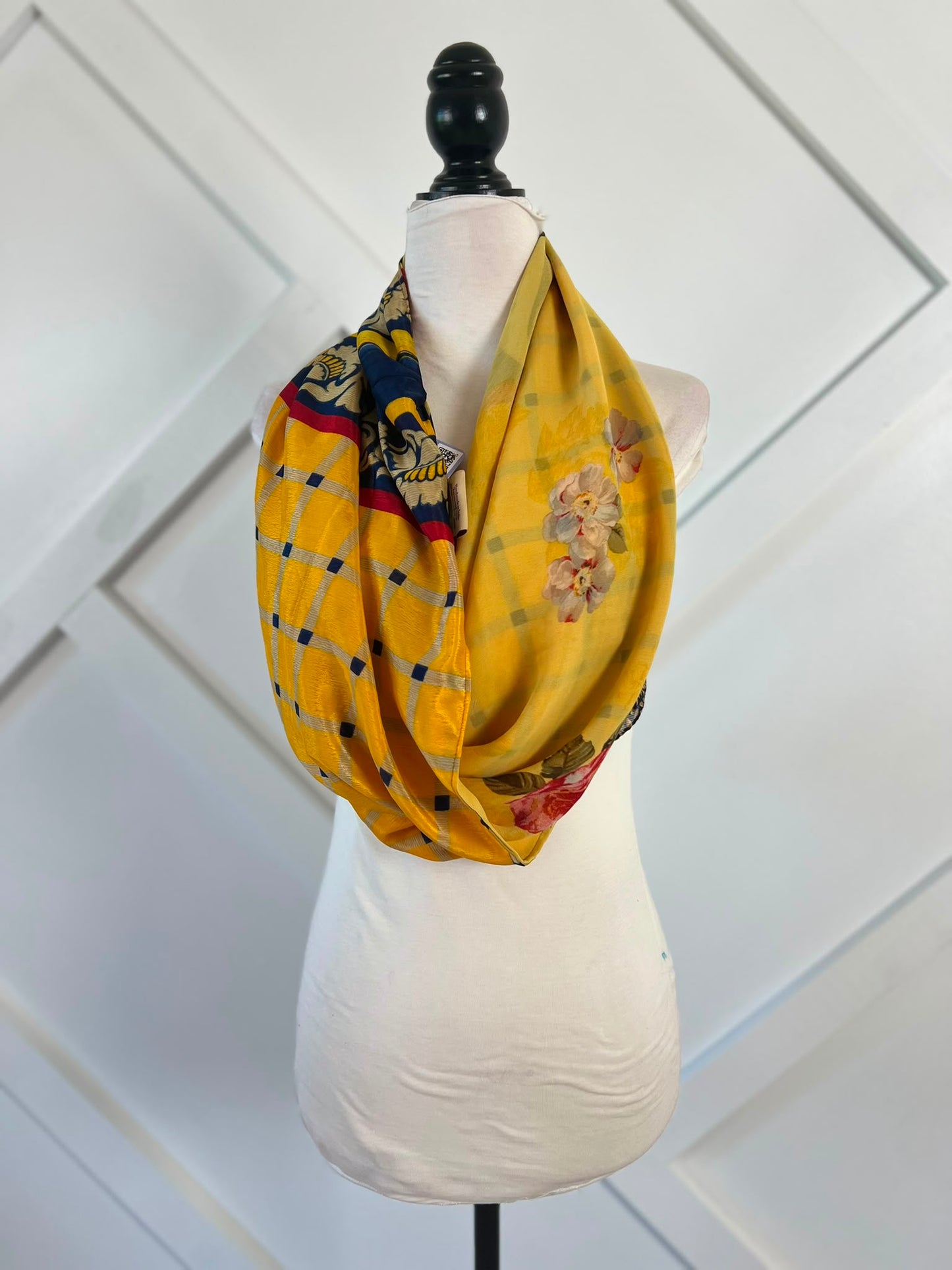 40 inch Reversible Infinity Scarf (short)-111