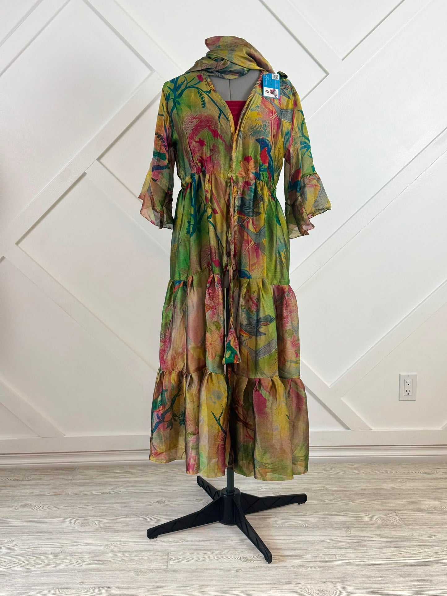 Regular Alia shrug with scarf-L001