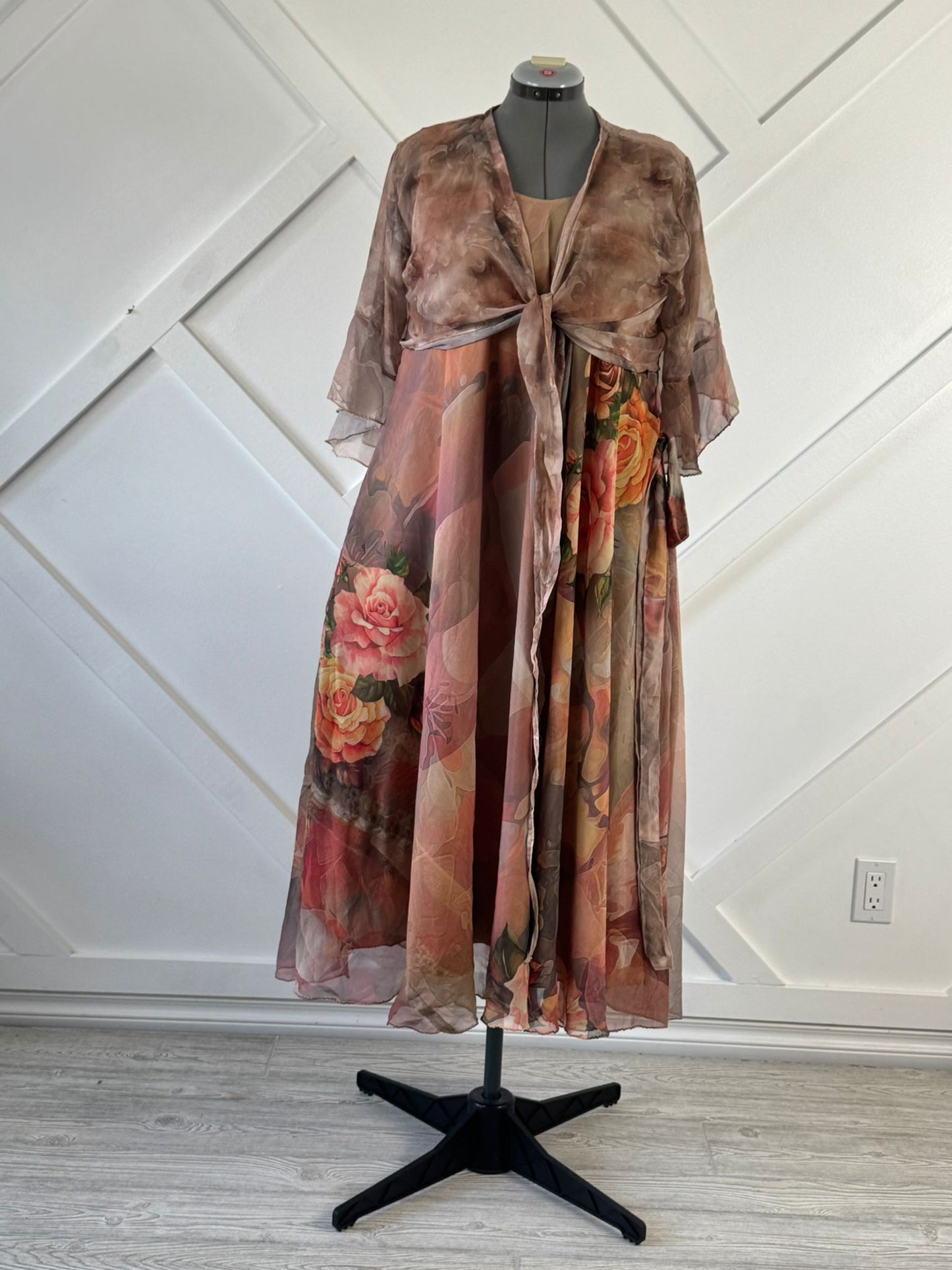 Regular Lined Sakhi dress set
