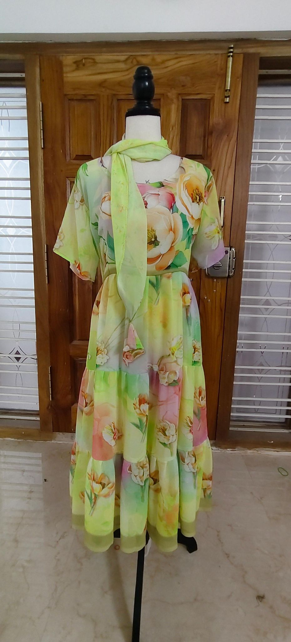 Julie.M-Digital print Non Plus LINED Maya Dress-Dispatch Payment