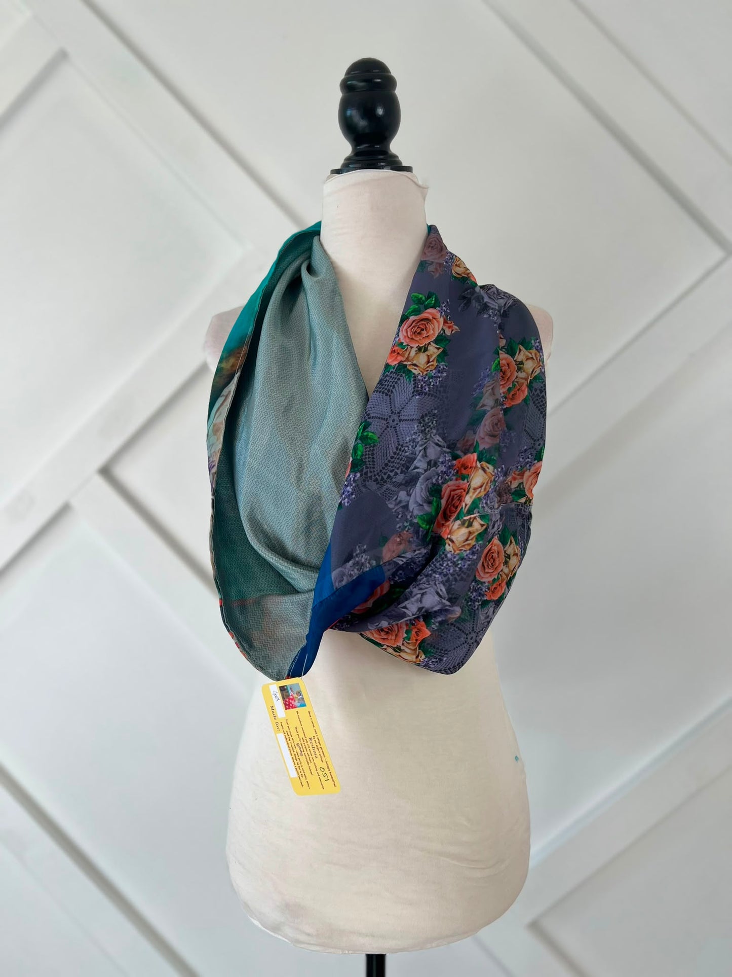 40 inch Reversible Infinity Scarf (short)-051