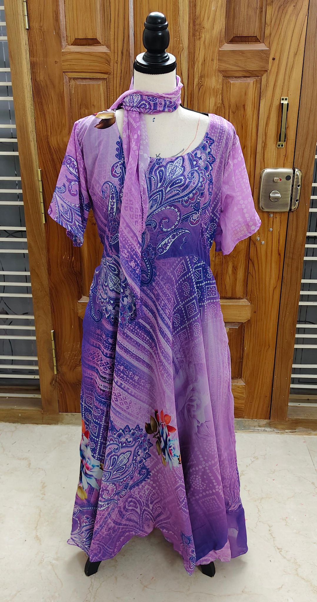 Lavonne-Digital print Non Plus LINED Viya Dress-Dispatch Payment