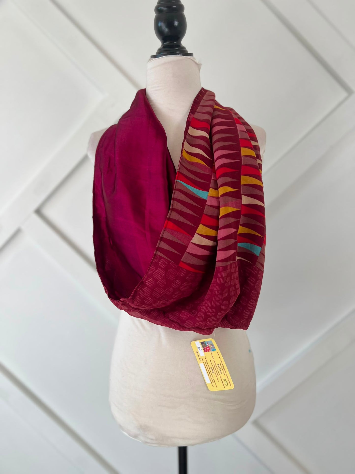 40 inch Reversible Infinity Scarf (short)-050