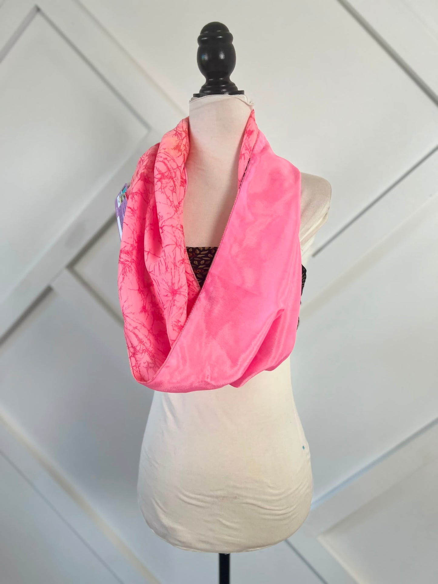 40 inch Reversible Infinity Scarf (short)-103