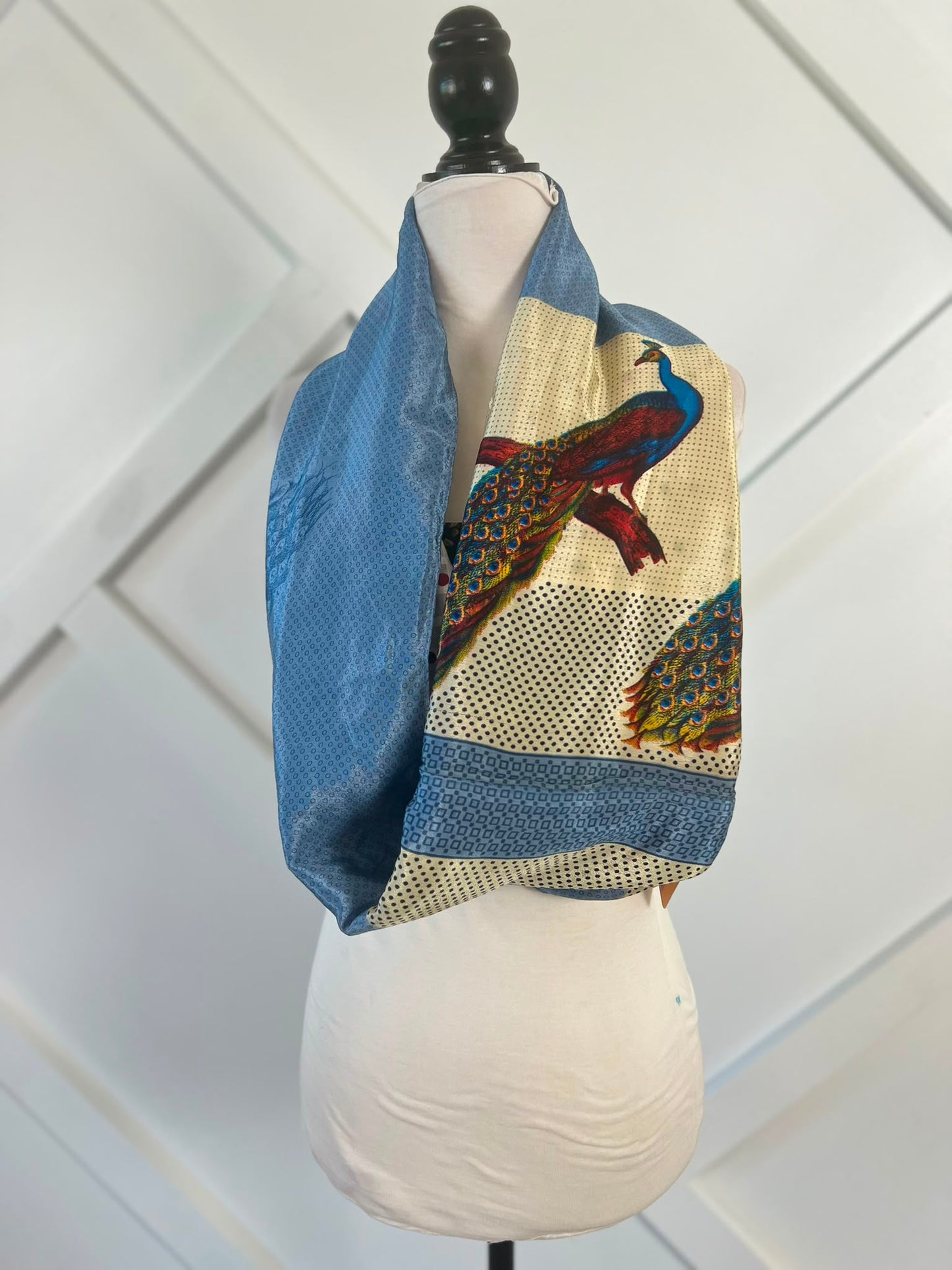40 inch Reversible Infinity Scarf (short)-093