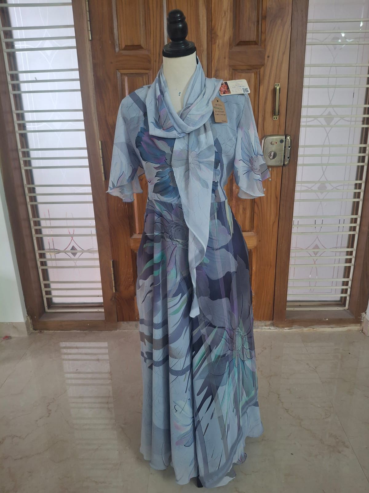 Nikki.L-Digital print Non Plus LINED Viya Dress-Dispatch Payment
