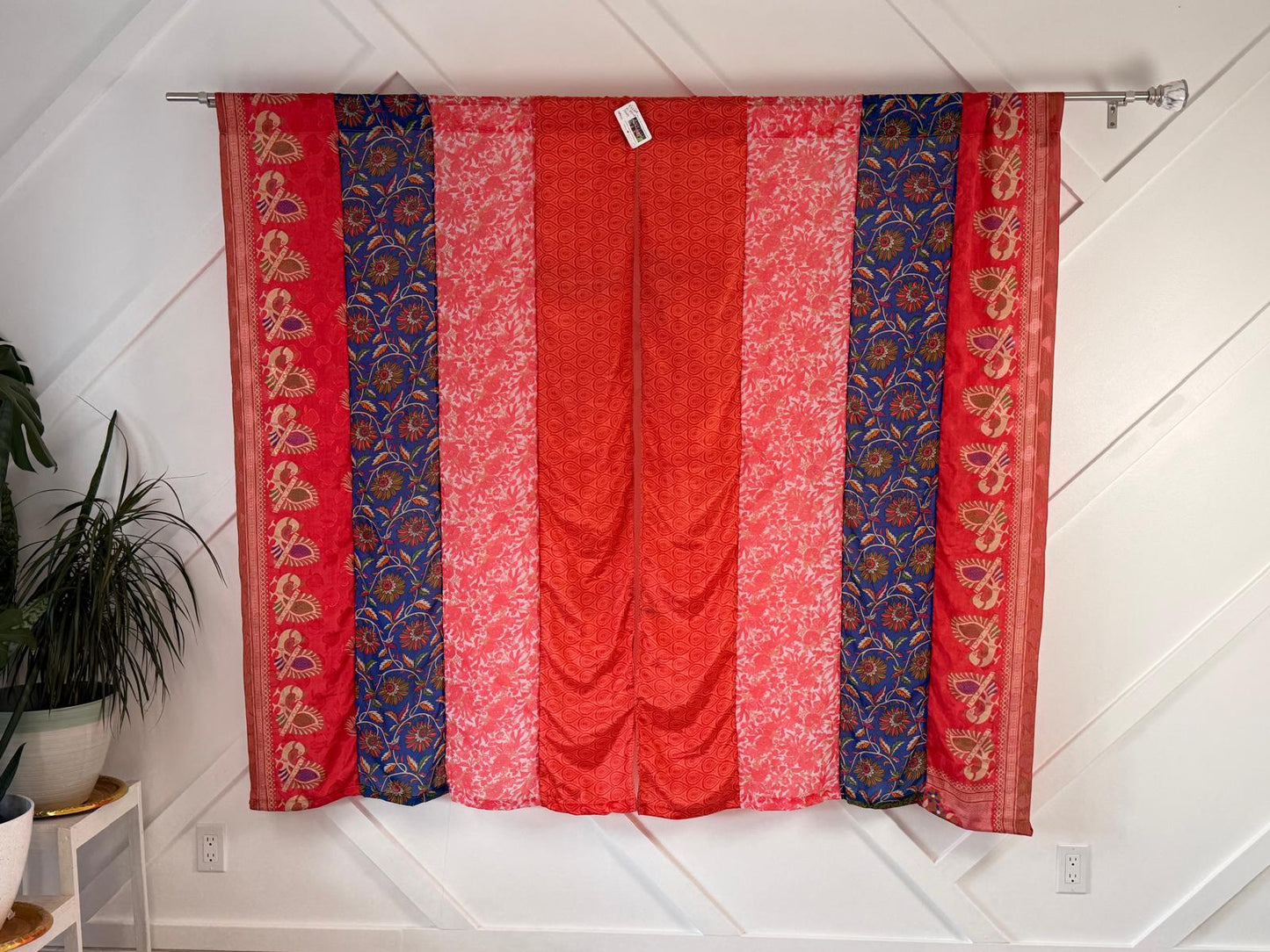 Set of Two curtain panels 40 inch(w) 63 inch(L) - P005 - Rangeelaa - Fairtrade Sustainable Women's Clothing