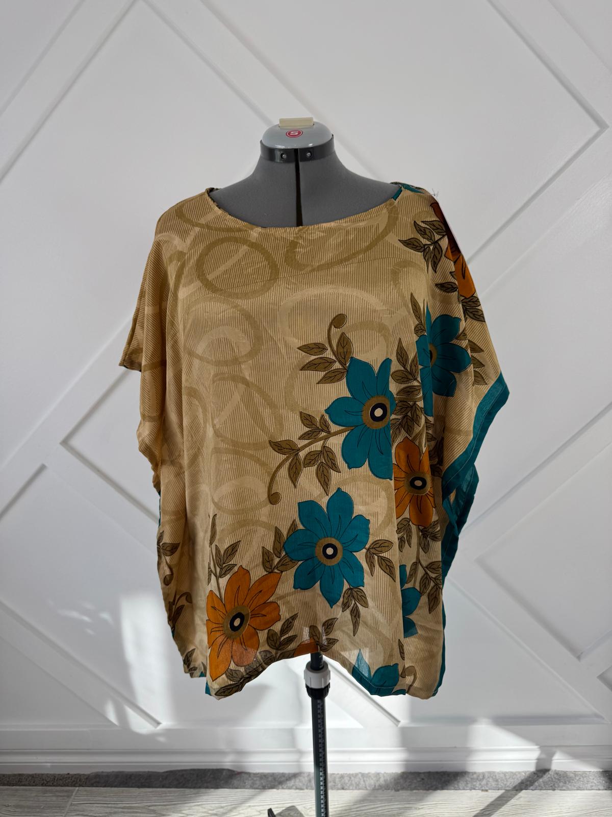 Susan sakaye - Regular Kaftan Top - Rangeelaa - Fairtrade Sustainable Women's Clothing