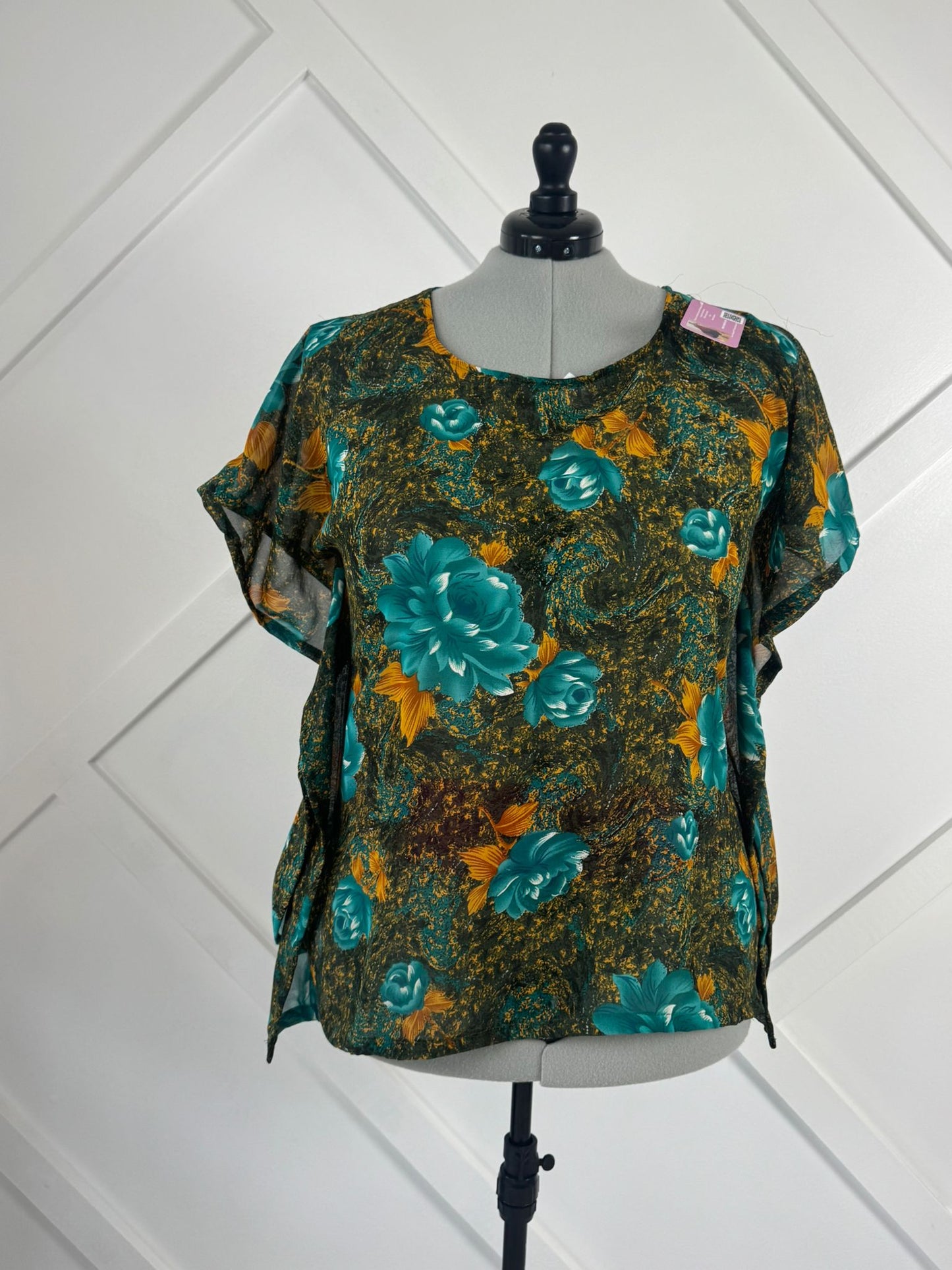 Susan.S - Plus Kaftan Top - Rangeelaa - Fairtrade Sustainable Women's Clothing