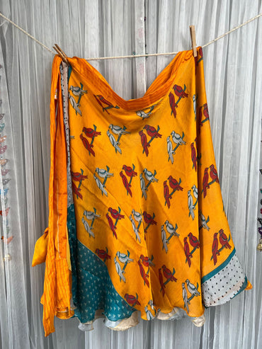 Mytri Premium Regular Calf-PJ003 - Rangeelaa- Fairtrade Sustainable Women's Clothingsaree wrap skirts
