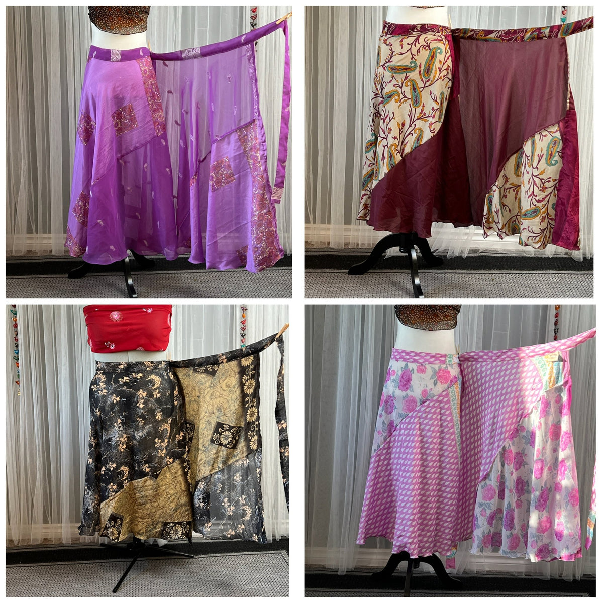 Harmony Remnant Skirts - Rangeelaa- Fairtrade Sustainable Women's Clothing