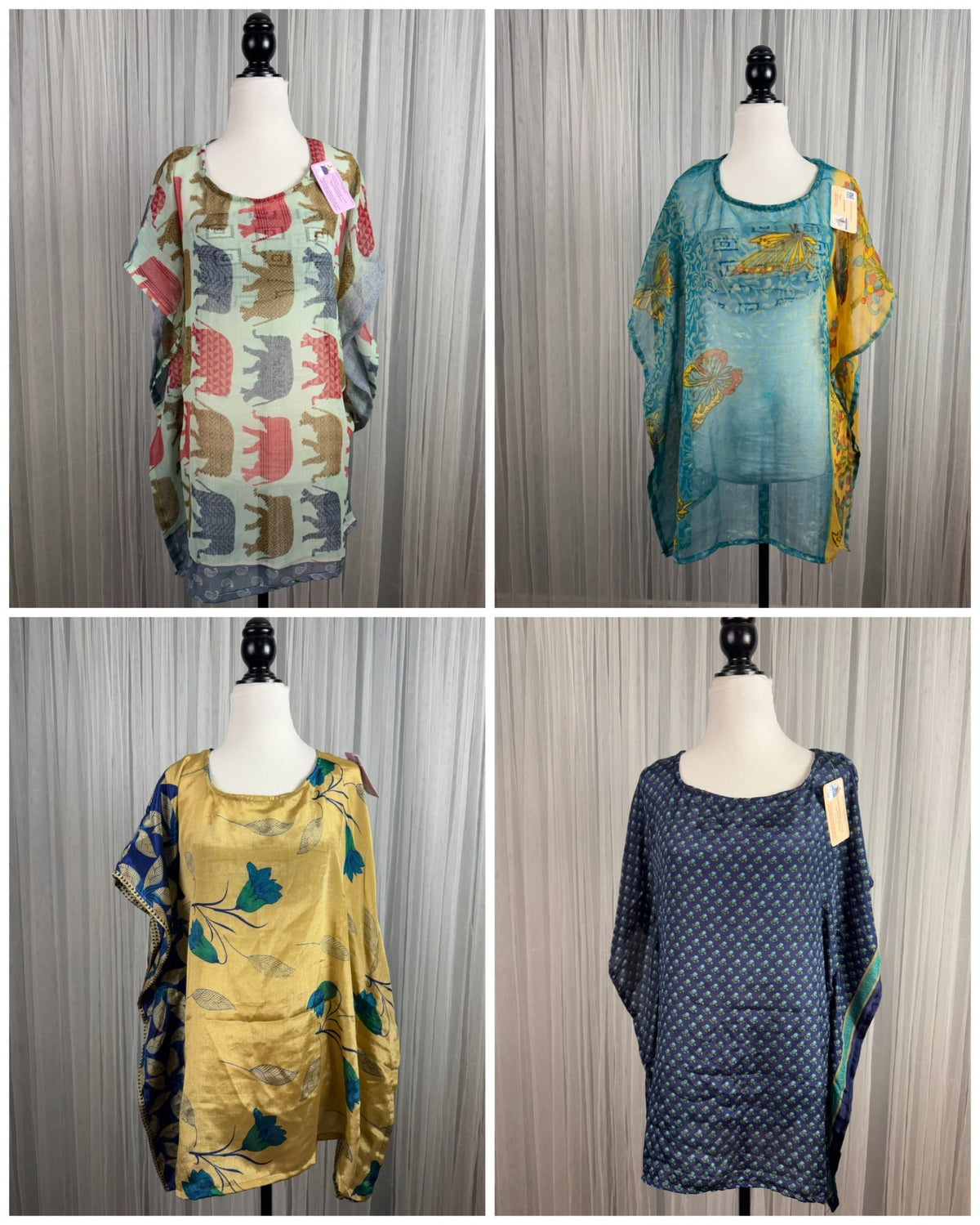 Kaftan Tops and Ponchos Collection - Rangeelaa- Fairtrade Sustainable Women's Clothing