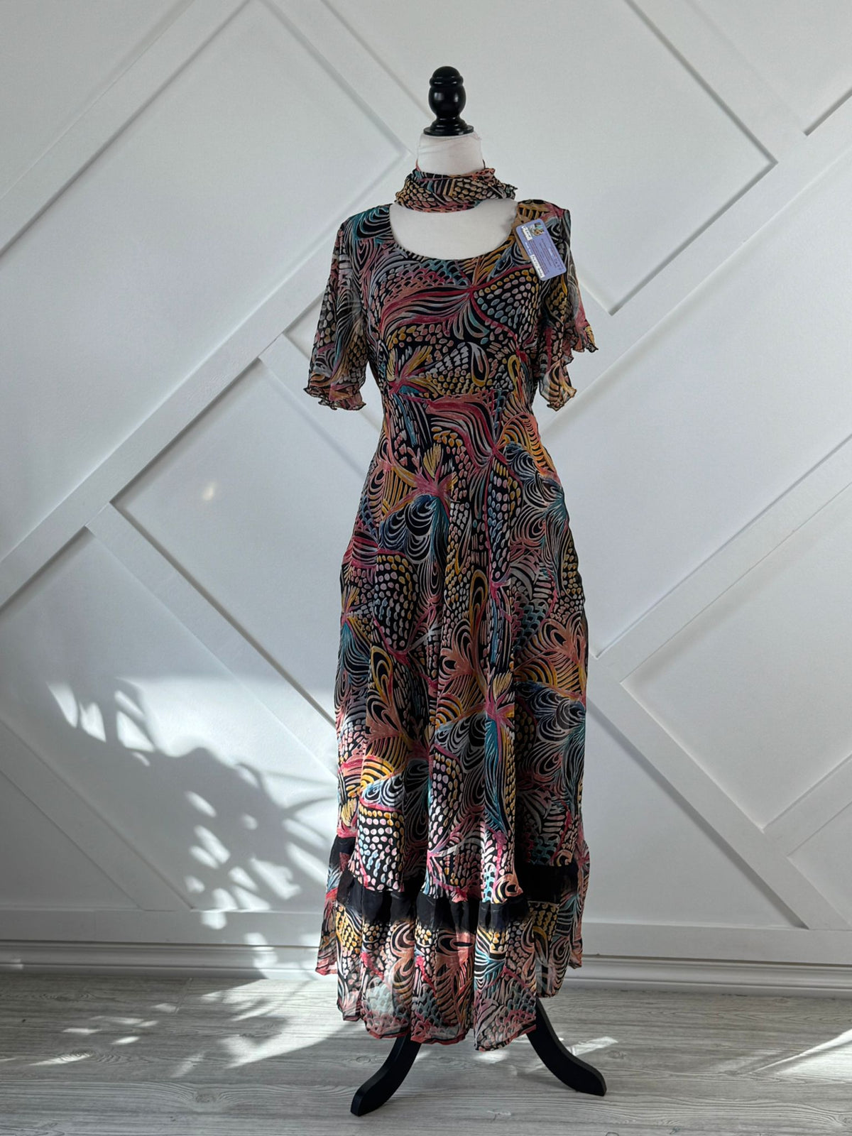 Lined Ganga Dresses - Rangeelaa- Fairtrade Sustainable Women's Clothing