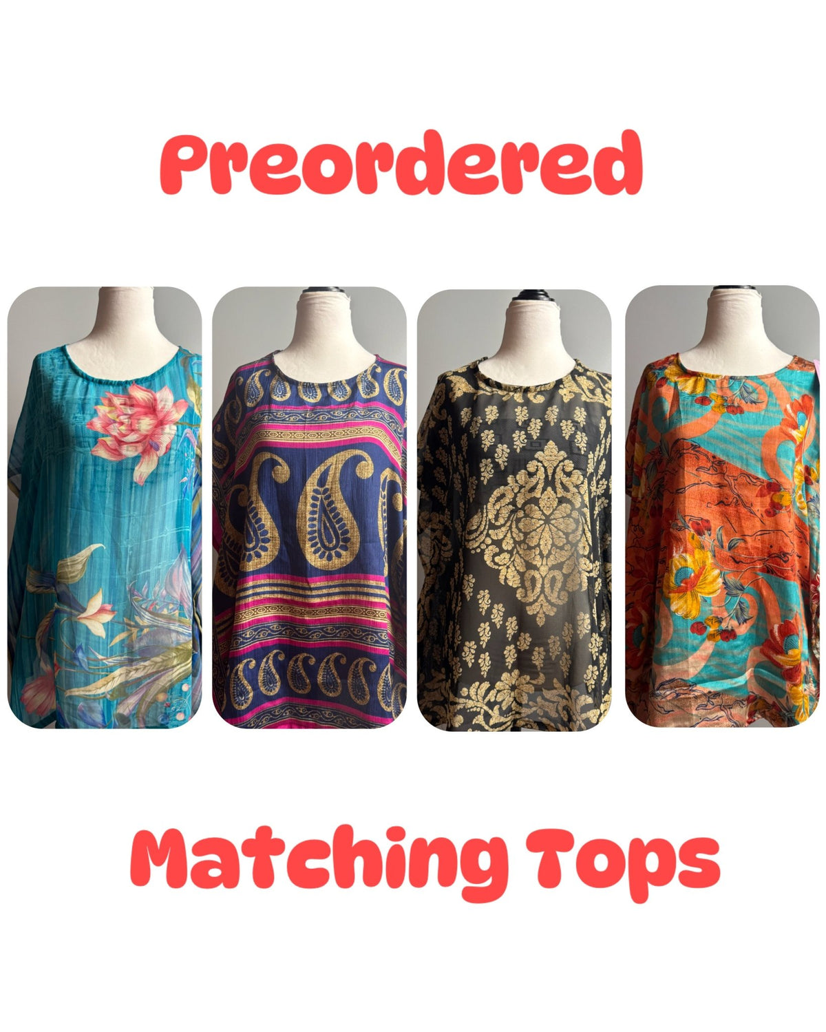 Matching Round Neck Tops Collection - Rangeelaa- Fairtrade Sustainable Women's Clothing