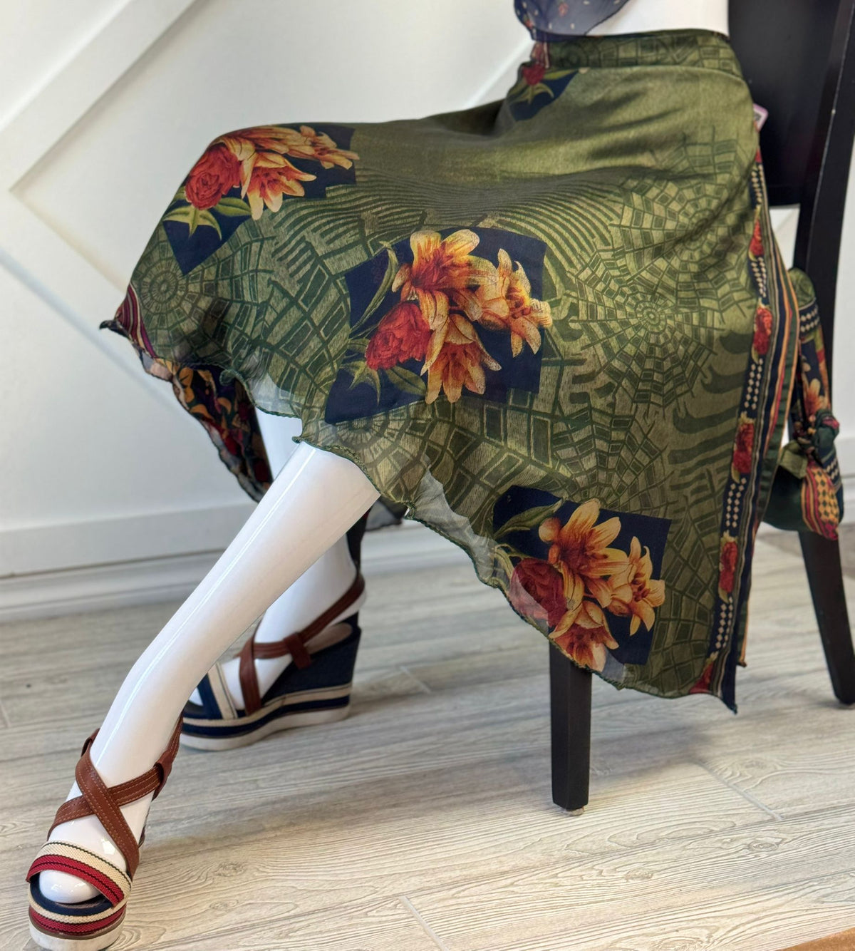 Premium Regular Tea Length Skirts - Rangeelaa- Fairtrade Sustainable Women's Clothing