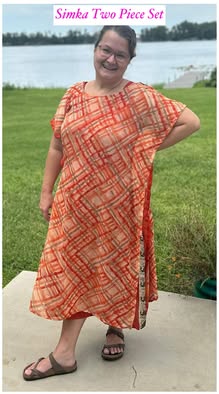 SimKa Two Piece Dress Sets - Rangeelaa- Fairtrade Sustainable Women's Clothing