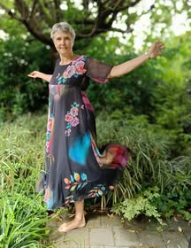 Viya Flared Dresses - Rangeelaa- Fairtrade Sustainable Women's Clothing