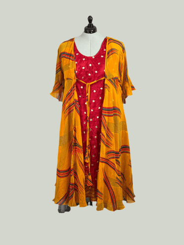 1 - Plus Alima Dress Set - Rangeelaa - Fairtrade Sustainable Women's Clothing