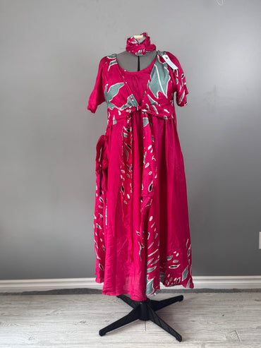 1 - Premium Original Choli Mahika Dress with scarf - Rangeelaa - Fairtrade Sustainable Women's Clothing