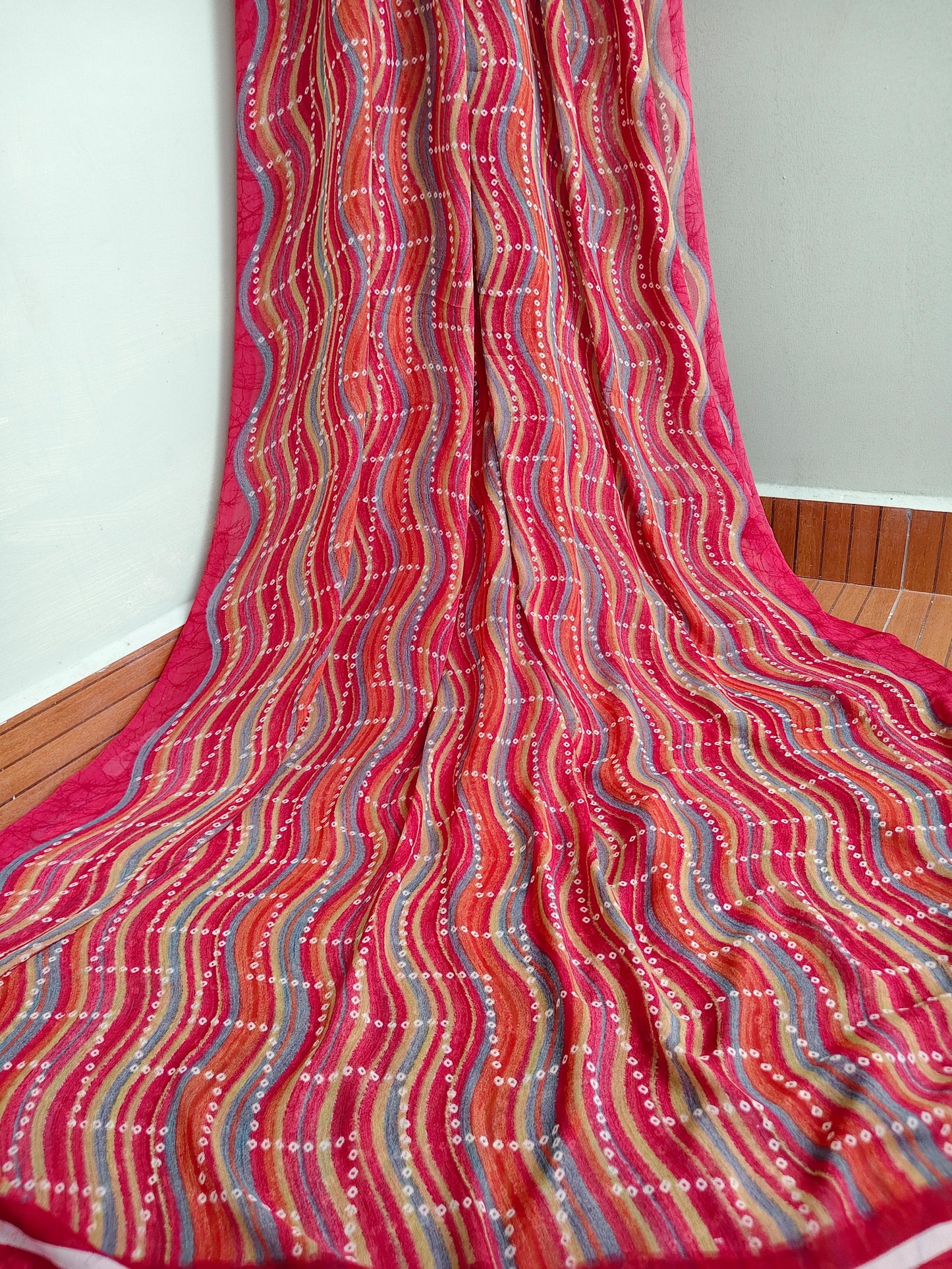 Desert Sunset, Saree to Bohemian Dress