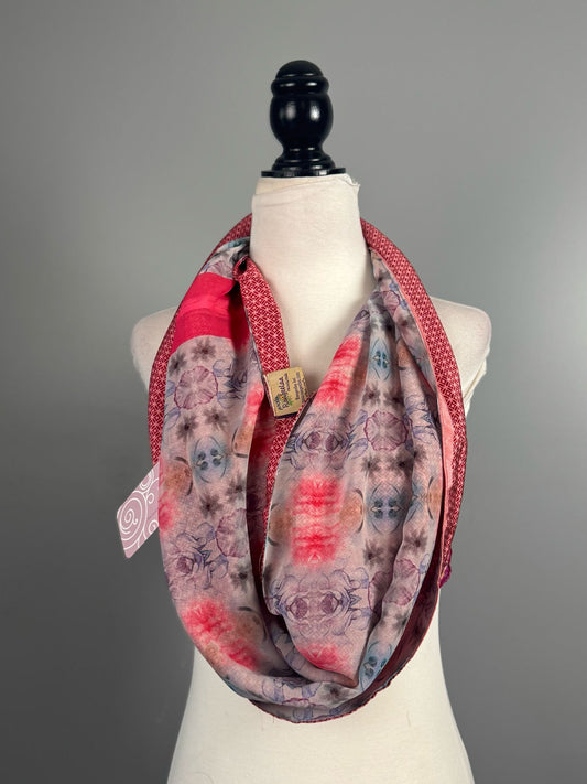 40 inch Reversible Infinity Scarf - A001 - Rangeelaa - Fairtrade Sustainable Women's Clothing