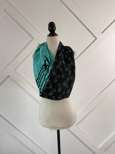 40 inch Reversible Infinity Scarf - A30 - Rangeelaa - Fairtrade Sustainable Women's Clothing