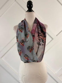 40 inch Reversible Infinity Scarf-A3