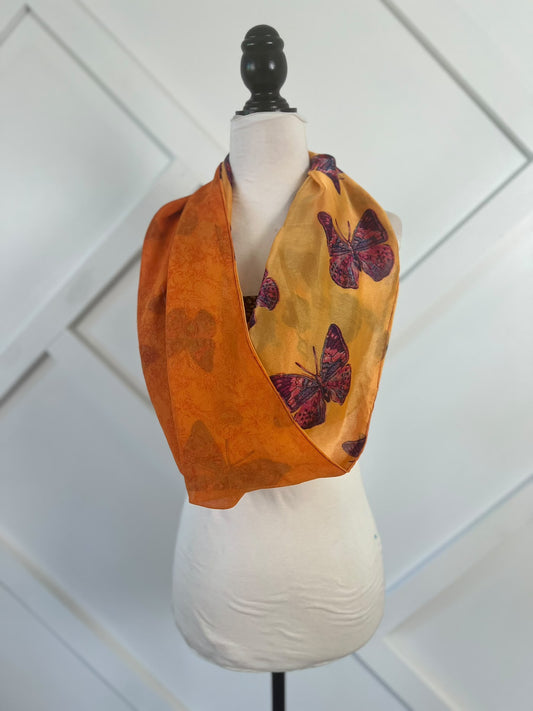 40 inch Reversible Infinity Scarf (short)-082 - Rangeelaa- Fairtrade Sustainable Women's Clothingscarf