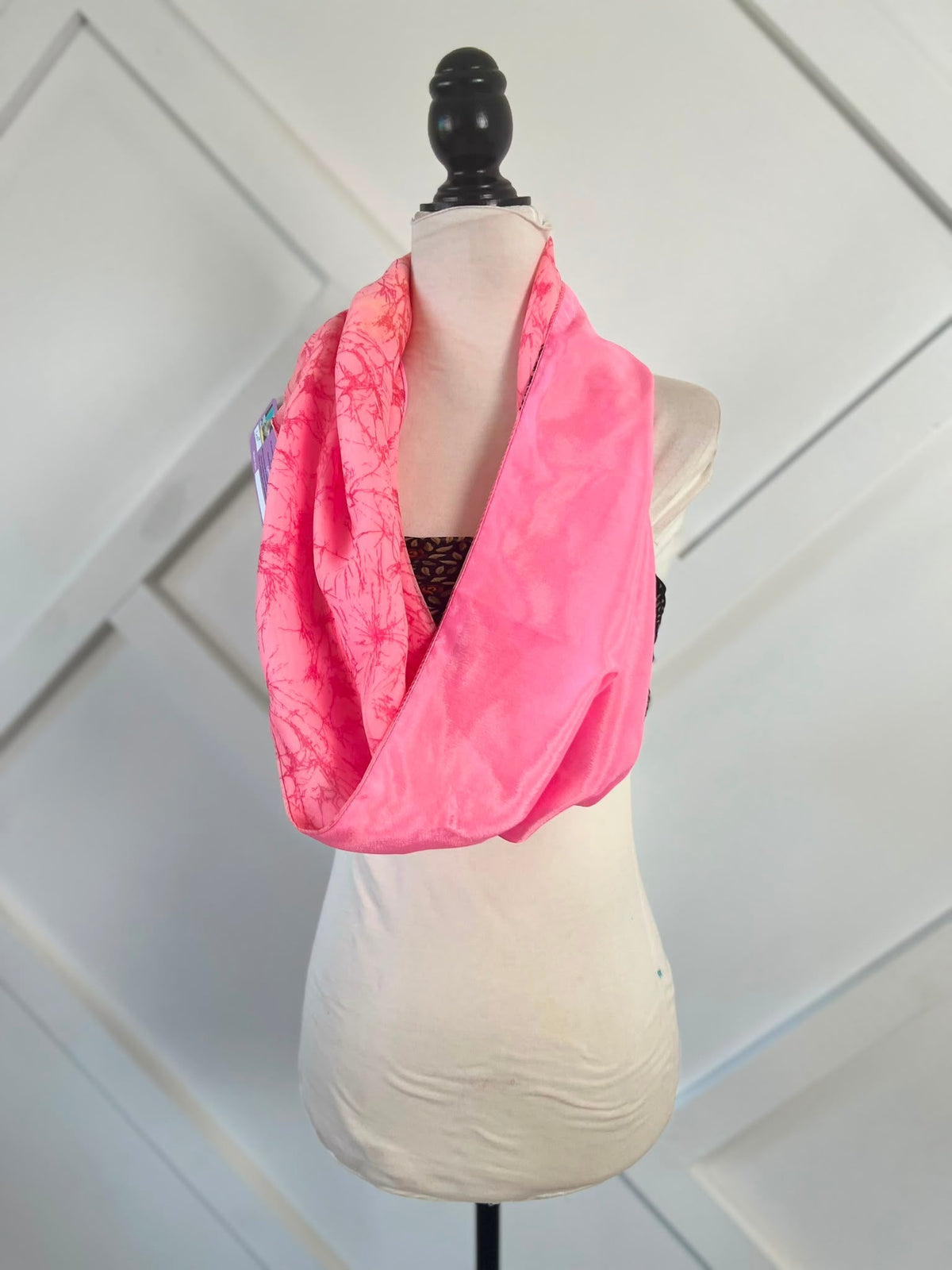 40 inch Reversible Infinity Scarf (short)-103 - Rangeelaa- Fairtrade Sustainable Women's Clothingscarf
