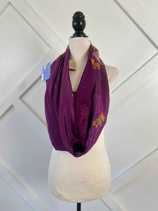 40 inch Reversible Infinity Scarf (short)-106 - Rangeelaa- Fairtrade Sustainable Women's Clothingscarf