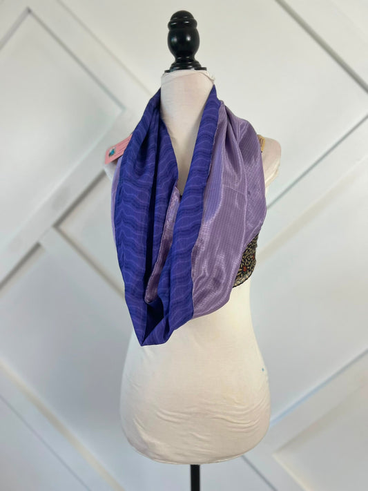 40 inch Reversible Infinity Scarf (short)-108 - Rangeelaa- Fairtrade Sustainable Women's Clothingscarf